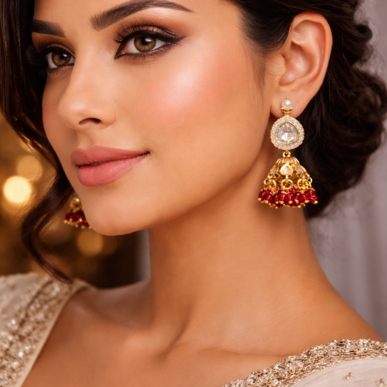 Kundan earrings