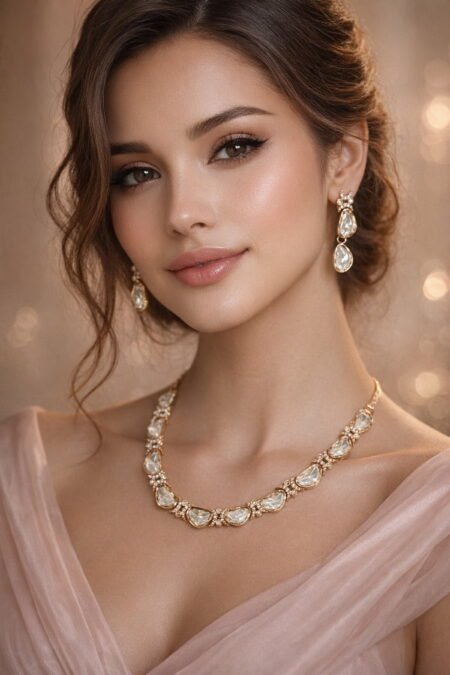 Gold-Plated Kundan Jewellery Set